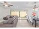 Bright dining area with a sliding glass door leading to the backyard at 1349 N Balboa --, Mesa, AZ 85205