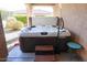 Relax in your own private hot tub, complete with steps and convenient handrail at 17563 W Fairview St, Goodyear, AZ 85338