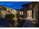 Inviting entryway with drought-tolerant landscaping at 17904 E Veit Springs Dr, Rio Verde, AZ 85263