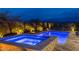 Relax in this stunning pool and spa, complete with ambient lighting at 17904 E Veit Springs Dr, Rio Verde, AZ 85263