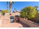 Brick built-in BBQ area with plenty of counter space at 19633 N Marble Dr, Sun City West, AZ 85375