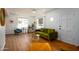 Living room featuring hardwood floors and stylish seating at 2112 W Mulberry Dr, Phoenix, AZ 85015