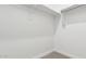 Bright walk-in closet with white walls, carpeted floor, shelves, and hanging rod at 2316 W Moody Trl, Phoenix, AZ 85041