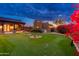 Putting green and backyard with beautiful landscaping at 23414 N 84Th Pl, Scottsdale, AZ 85255