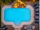 Aerial view of a large, refreshing pool at 23414 N 84Th Pl, Scottsdale, AZ 85255