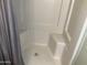 Small bathroom with shower stall at 2460 E Main St # N12, Mesa, AZ 85213