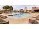 Community pool with separate kiddie pool at 2702 E Saddlebrook Rd, Gilbert, AZ 85298