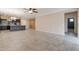 Open concept kitchen with island and stainless steel appliances at 2702 E Saddlebrook Rd, Gilbert, AZ 85298