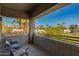 Private balcony with scenic views and seating area at 2802 E Camino Acequia Dr # 36, Phoenix, AZ 85016