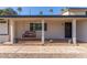 Charming front porch with a wooden swing at 2824 S Bala Dr, Tempe, AZ 85282