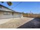 Backyard with covered patio and wooden fence at 3021 W Ocotillo Rd, Phoenix, AZ 85017