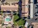 Overhead view of property, highlighting its location near the pool and surrounding buildings at 3511 E Baseline Rd # 1147, Phoenix, AZ 85042