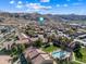 Aerial view of property and complex, highlighting the pool and surrounding area at 3511 E Baseline Rd # 1147, Phoenix, AZ 85042