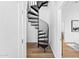 Modern metal spiral staircase at 4220 N 32Nd St # 32, Phoenix, AZ 85018