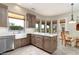 Large kitchen with island, white sink and views at 4332 S Primrose Dr, Gold Canyon, AZ 85118