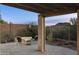 Patio with fire pit and seating area at 4332 S Primrose Dr, Gold Canyon, AZ 85118