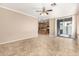 Living room with tile floors and kitchen view at 5331 E Holmes Ave, Mesa, AZ 85206