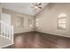 Bright living room featuring hardwood floors and natural light at 5331 E Holmes Ave, Mesa, AZ 85206