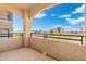 Private balcony with view of the surrounding area at 5345 E Van Buren St # 226, Phoenix, AZ 85008