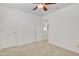 Spacious bedroom with double door closet and loft access at 544 N Alma School Rd # 9, Mesa, AZ 85201