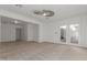 Large bedroom with neutral carpet, recessed lighting, and a sliding glass door at 6838 E Almeria Rd, Scottsdale, AZ 85257