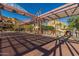 View of outdoor seating and a walkway on the property at 6838 E Almeria Rd, Scottsdale, AZ 85257