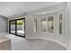 Bright dining area with sliding glass doors and a bay window at 810 S Lagoon Dr, Gilbert, AZ 85233