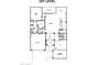 First floor plan showing a spacious layout with 2 car garage at 10110 W Redbird Rd, Peoria, AZ 85383