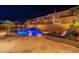 Relaxing pool with fire pit and lounge chairs at 10110 W Redbird Rd, Peoria, AZ 85383