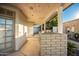 Outdoor kitchen and patio area with brick BBQ at 102 W El Caminito Dr, Phoenix, AZ 85021