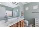 Double vanity bathroom with a soaking tub and shower at 1361 E Martha Dr, Casa Grande, AZ 85122