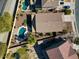 Aerial view showcasing home and pool at 17680 W Lilac St, Goodyear, AZ 85338