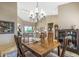 Spacious dining area with a view into the living room at 18137 N Estrella Vista Dr, Surprise, AZ 85374