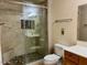 Bathroom with walk-in shower and modern fixtures at 20100 N 78Th Pl # 1092, Scottsdale, AZ 85255