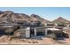 Aerial view of a modern home in a mountain community at 23766 N 123Rd Way, Scottsdale, AZ 85255