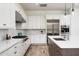 Modern kitchen with stainless steel appliances and white cabinetry at 23766 N 123Rd Way, Scottsdale, AZ 85255