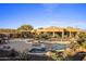 Resort-style pool, spa, and patio area with lounge chairs at 30014 N Baker Ct, Scottsdale, AZ 85262