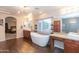 Luxurious bathroom featuring a large soaking tub at 306 E Dennisport Ct, Gilbert, AZ 85295