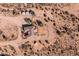 House and outbuildings viewed from above at 31617 N 168Th St, Rio Verde, AZ 85263