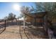 Covered wire enclosure with concrete flooring at 31617 N 168Th St, Rio Verde, AZ 85263