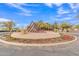 Landscaped roundabout with modern art sculpture at 4028 N Ranier --, Mesa, AZ 85215