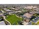 Aerial view of a luxury home community with lush green spaces at 4330 E Gemini Pl, Chandler, AZ 85249