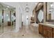 Elegant bathroom with double vanity and large tub at 4330 E Gemini Pl, Chandler, AZ 85249