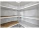 Large walk-in pantry with ample shelving for storage at 4330 E Gemini Pl, Chandler, AZ 85249