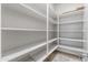 Bright walk-in pantry with adjustable shelving at 4330 E Gemini Pl, Chandler, AZ 85249