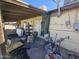 Backyard with storage and access to the house at 4411 N 56Th Dr, Phoenix, AZ 85031