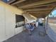 Covered patio with seating and storage at 4411 N 56Th Dr, Phoenix, AZ 85031