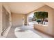 Covered front porch with view of the neighborhood at 45354 W Horse Mesa Rd, Maricopa, AZ 85139