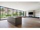 Open living space with kitchen island, fireplace, and stunning views at 4575 N Phoenician Blvd # 2, Scottsdale, AZ 85251