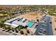 Aerial view of community pool and center at 5132 E Umber Rd, San Tan Valley, AZ 85143